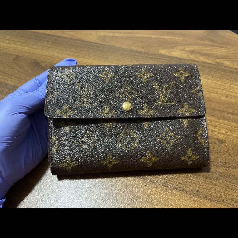 LV folded wallet